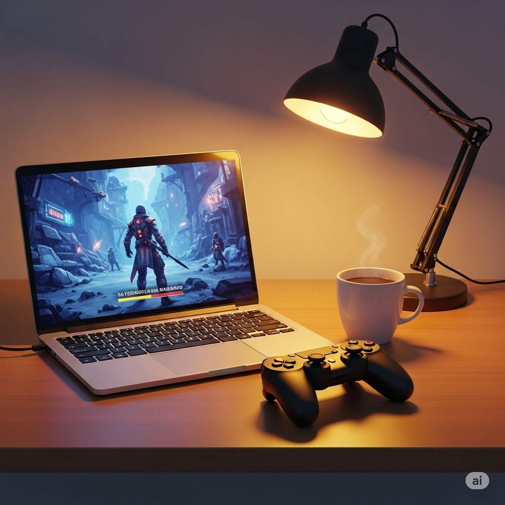 Game controller and laptop